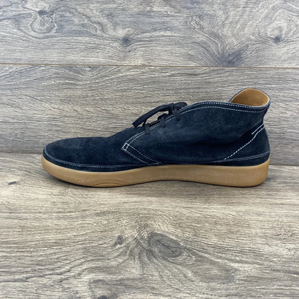 Cole Haan Chukka Boot Mens 13 Navy Blue Suede Gum Sole C13616 Sneaker